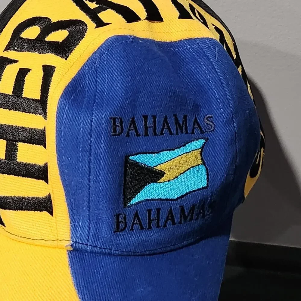 VTG 90s The Bahamas Island Dreams Adjustable‎ Strapback Hat Cap OSFA